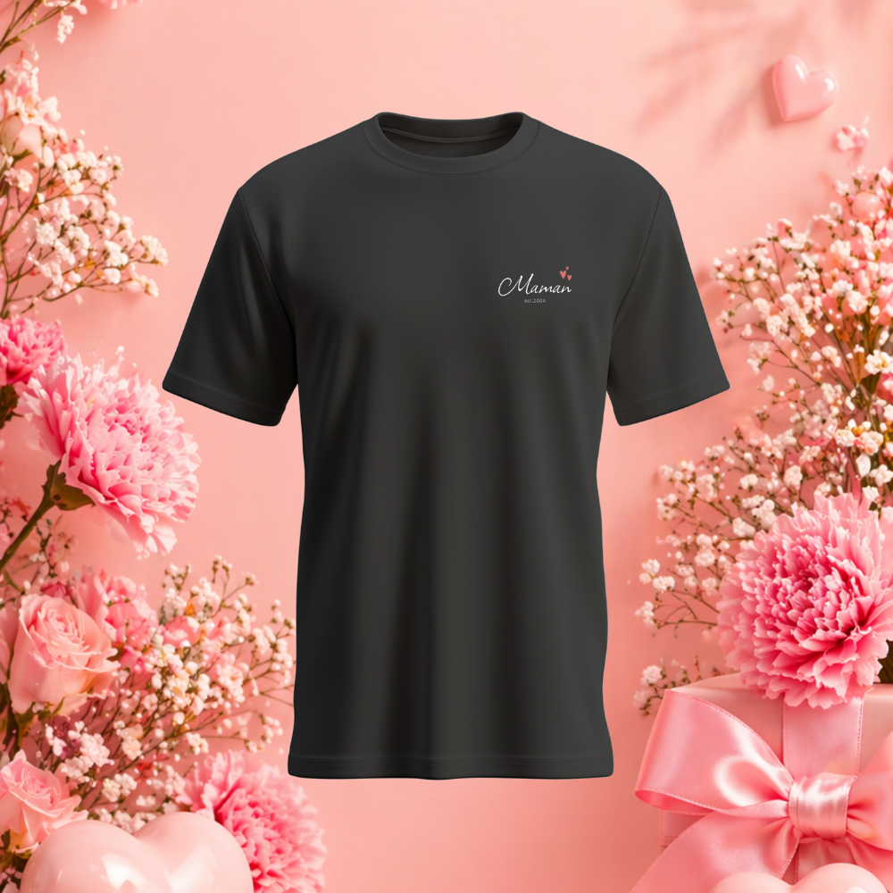 T-shirt personnalisé oversized Fête des Mères