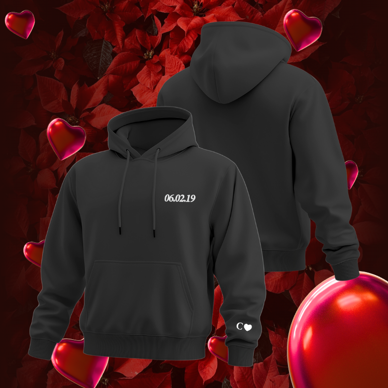 Sweatshirt unisexe personnalisé Saint Valentin