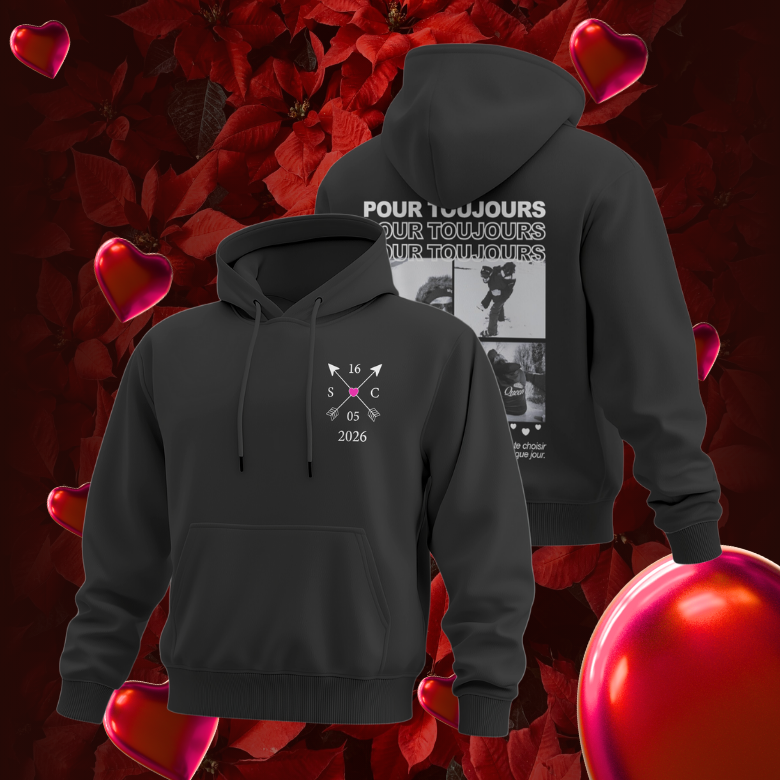 Sweatshirt personnalisable unisexe Saint Valentin