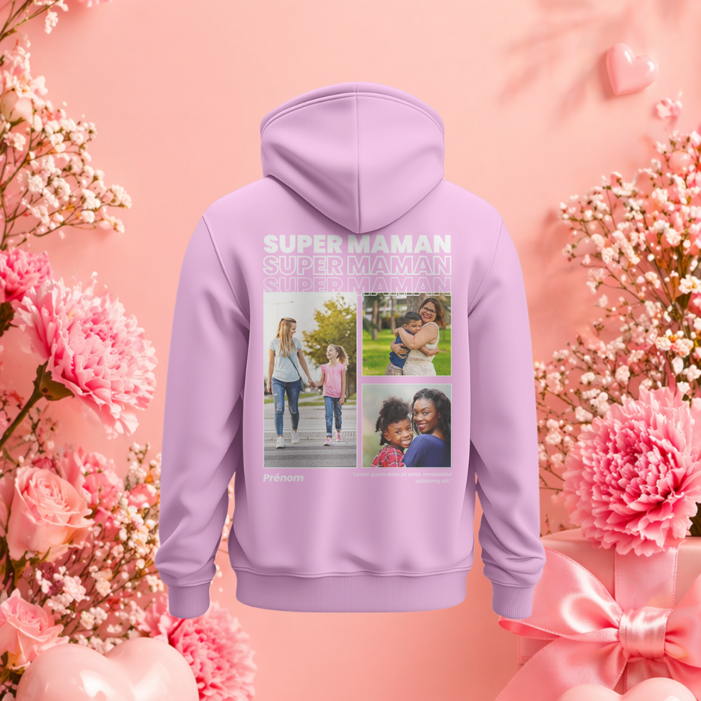 Sweatshirt unisexe personnalisé Fête des Mères