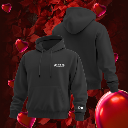 Sweatshirt unisexe personnalisé Saint Valentin