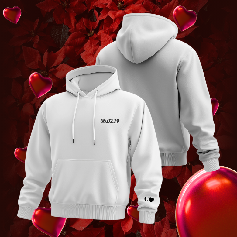 Sweatshirt unisexe personnalisé Saint Valentin