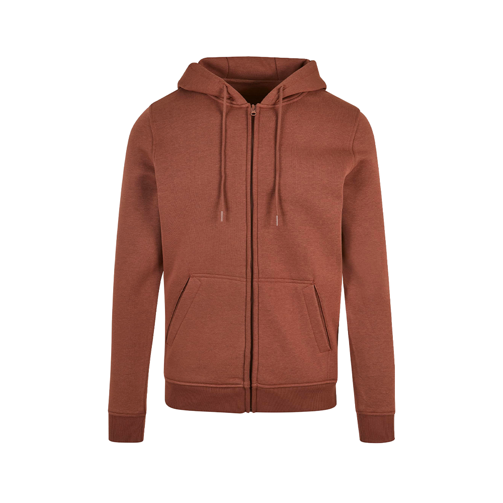 Sweatshirt à capuche zippé épais personnalisable homme