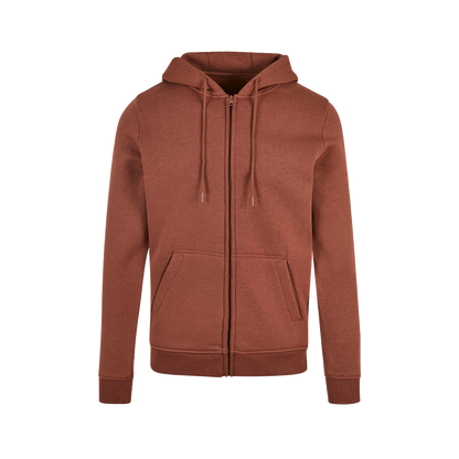 Sweatshirt à capuche zippé épais personnalisable homme