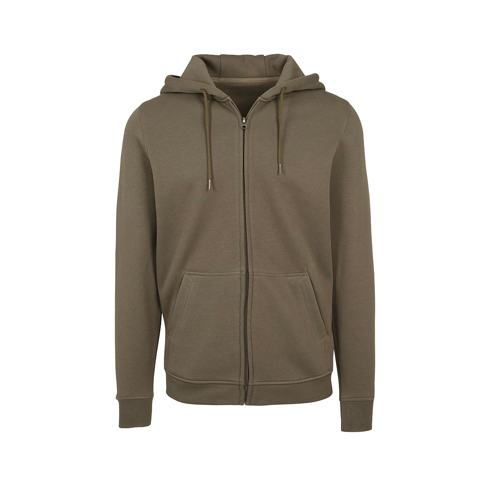 Sweatshirt à capuche zippé épais personnalisable homme