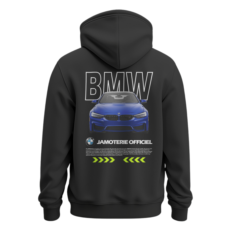 Sweat BMW noir dos