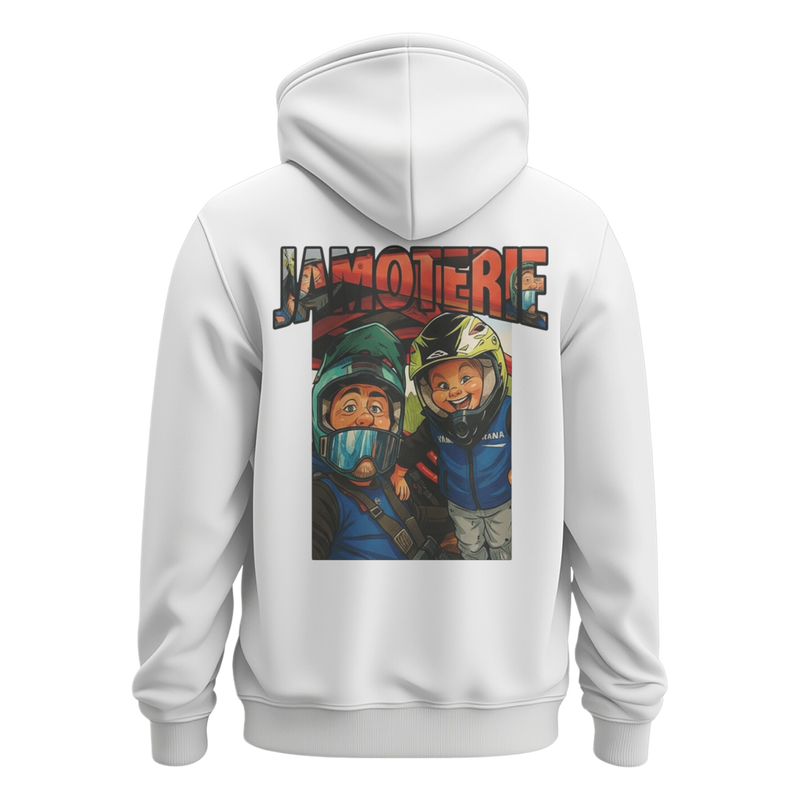 Sweat Jamoterie blanc dos