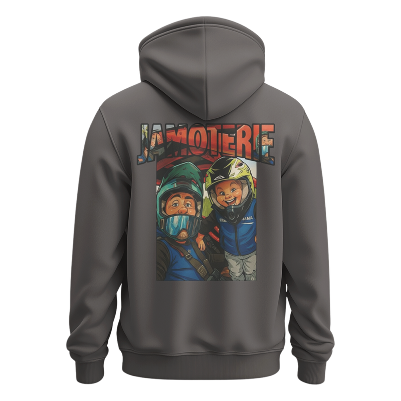 Sweat Jamoterie gris dos