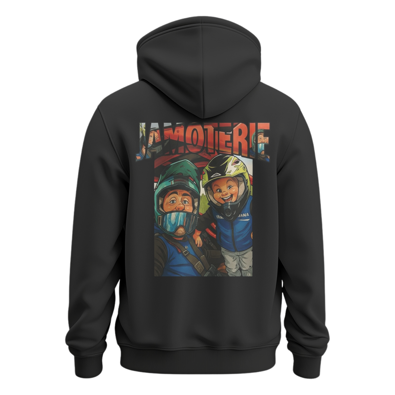 Sweat Jamoterie noir dos