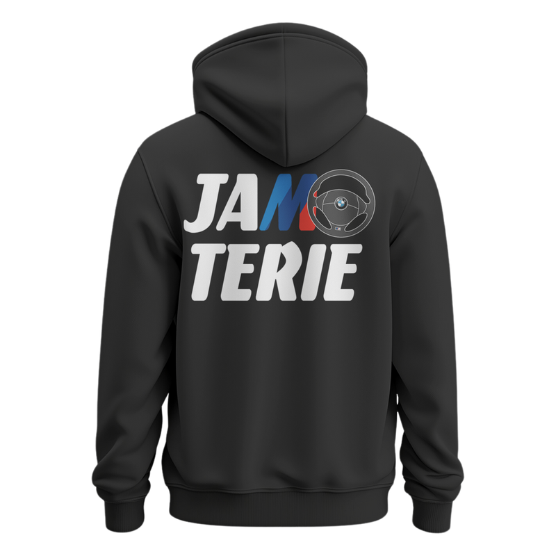 Sweat Jamoterie BMW noir dos