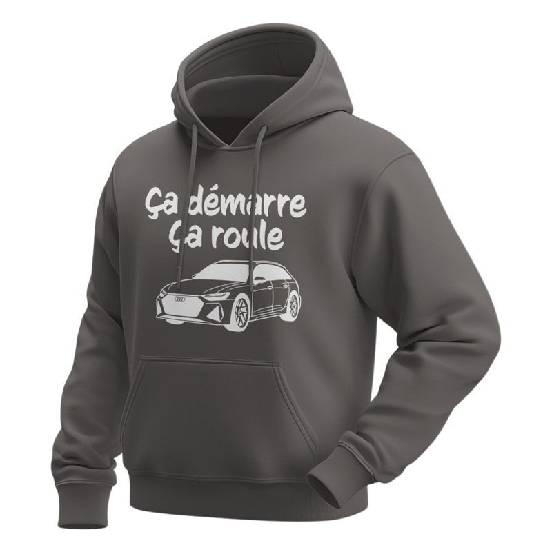 Sweat Jamoterie Audi gris face