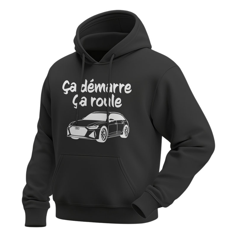 Sweat Jamoterie Audi noir face