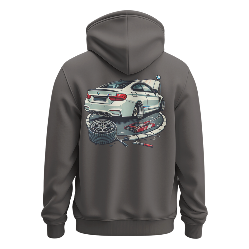 Sweat Jamoterie BMW M4 gris dos
