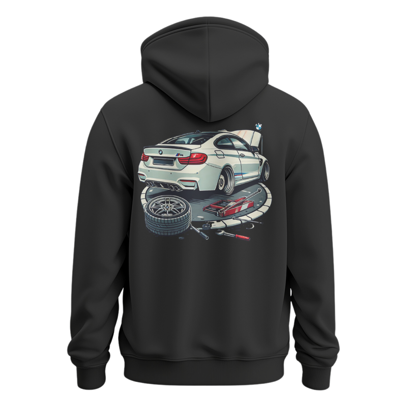 Sweat Jamoterie BMW M4 noir dos