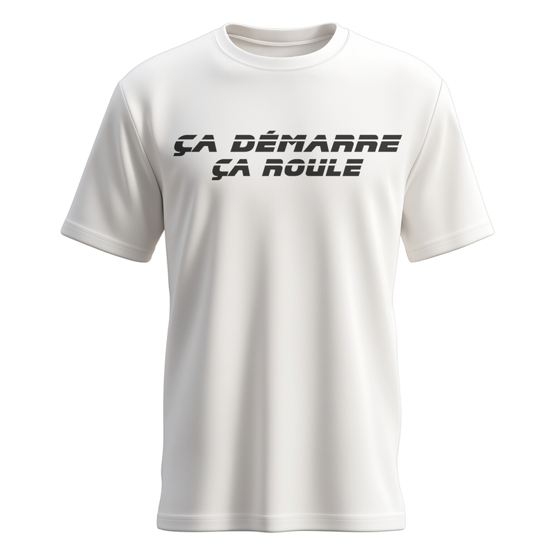 T-shirt Jamoterie BMW blanc face