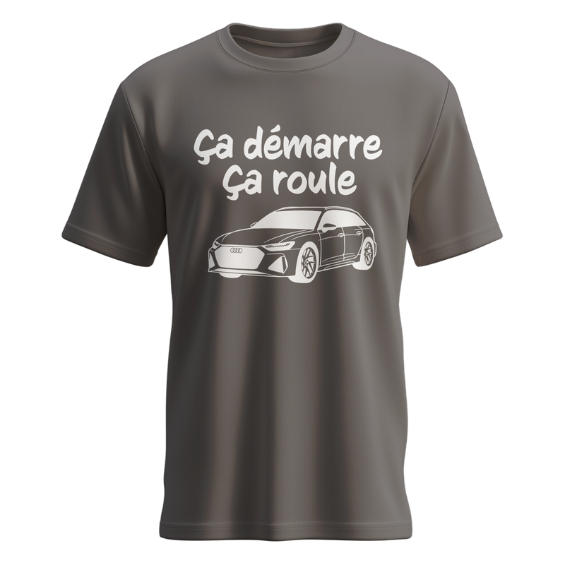 T-shirt Jamoterie Audi gris face