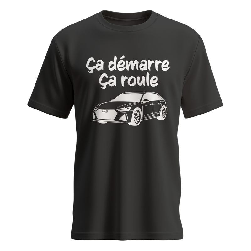 T-shirt Jamoterie Audi noir face