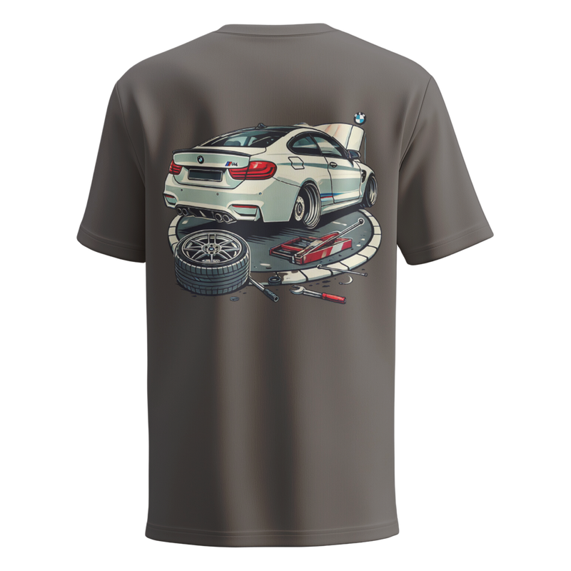 T-shirt Jamoterie BMW M4 gris dos
