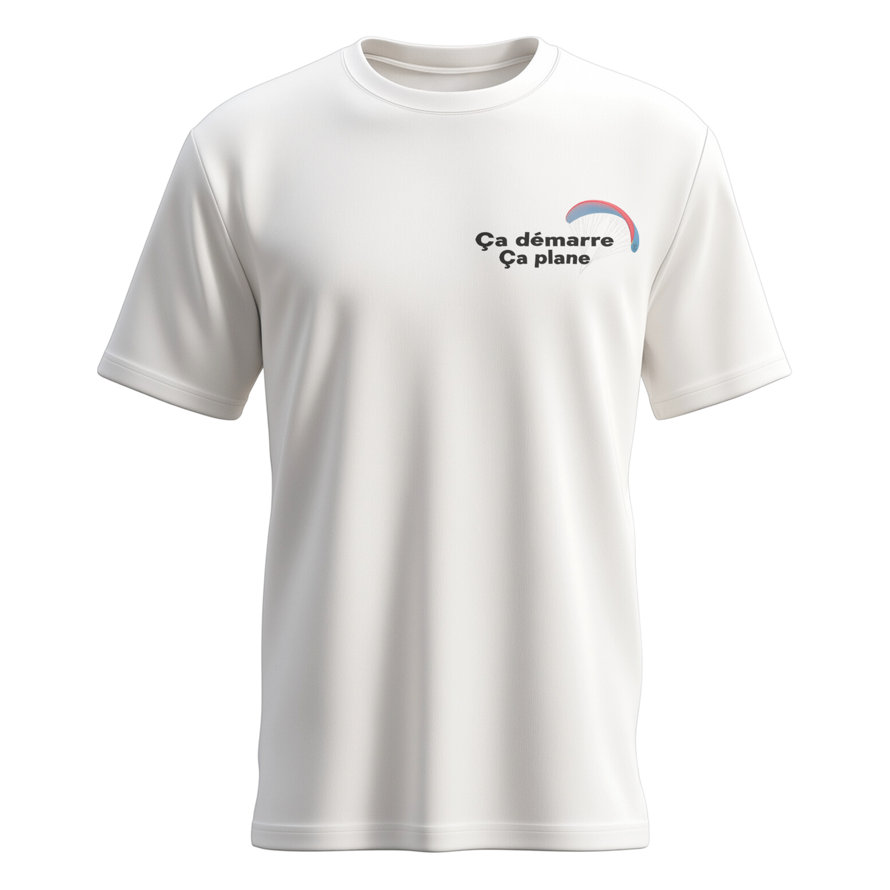 T-shirt Ça démarre ça plane