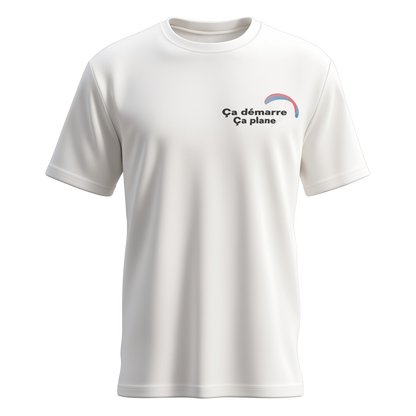 T-shirt Ça démarre ça plane