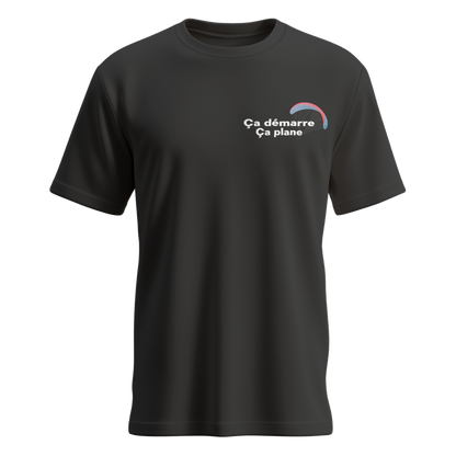 T-shirt Ça démarre ça plane