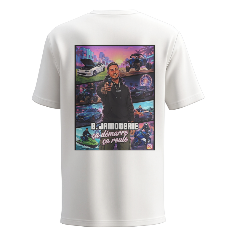 T-shirt Jamoterie VS GTA blanc dos