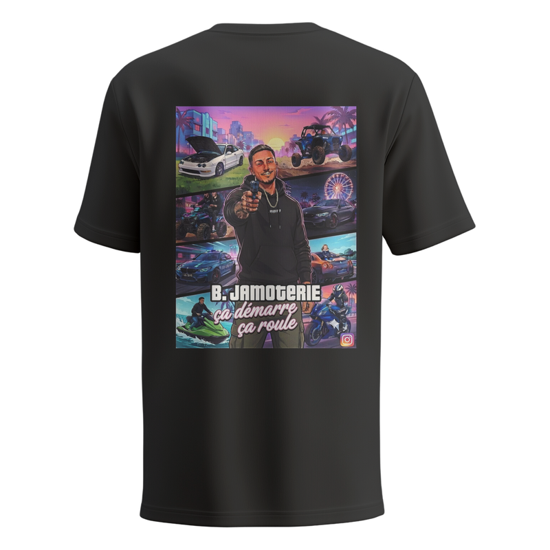 T-shirt Jamoterie VS GTA noir dos