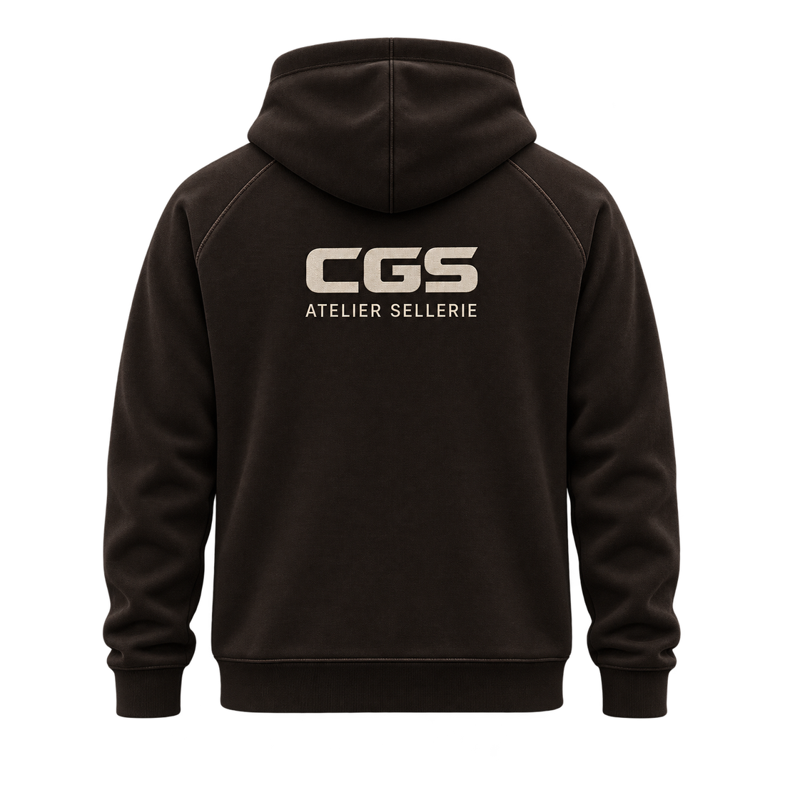 Hoodie CGS Brun dos